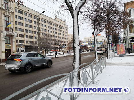 У Кропивницький завітала справжня зима